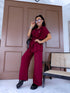 ELYNDI LUX set "KOLKA" - BURGUNDY